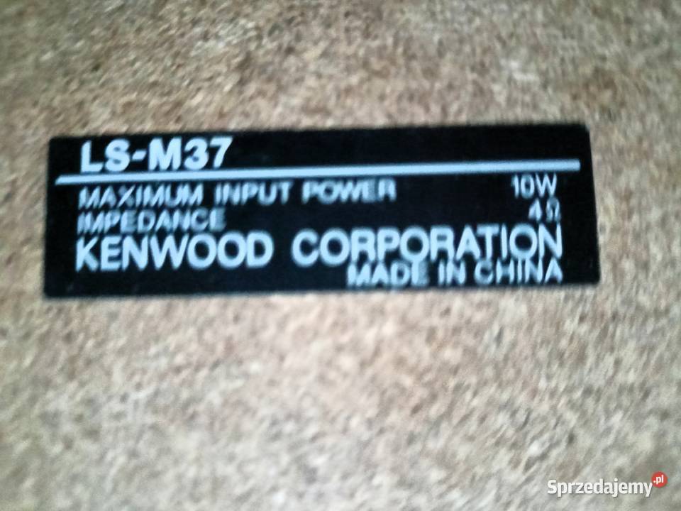 Głośniki Kenwood LSM37 2x 10w sprzedam