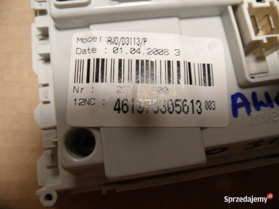 programator pralki whirlpool AWOD3113P świętokrzyskie Strawczyn sprzedam
