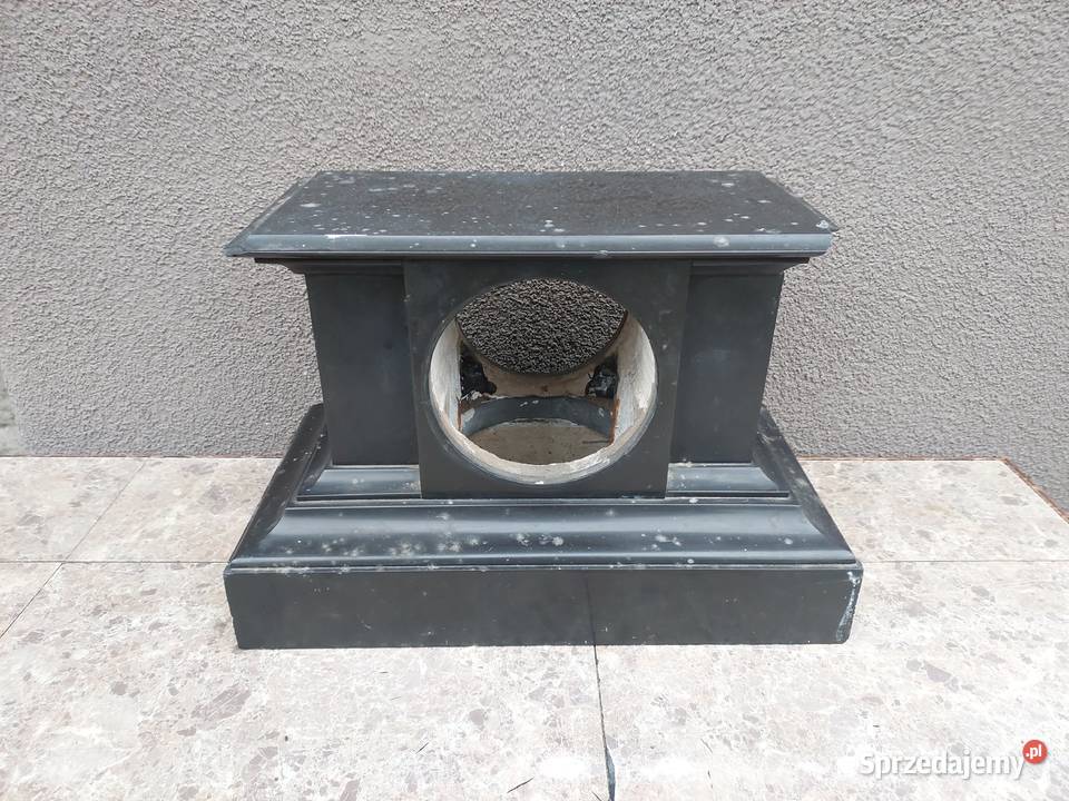 S112 Obudowa marmur starego zegara kominkowego Tczew