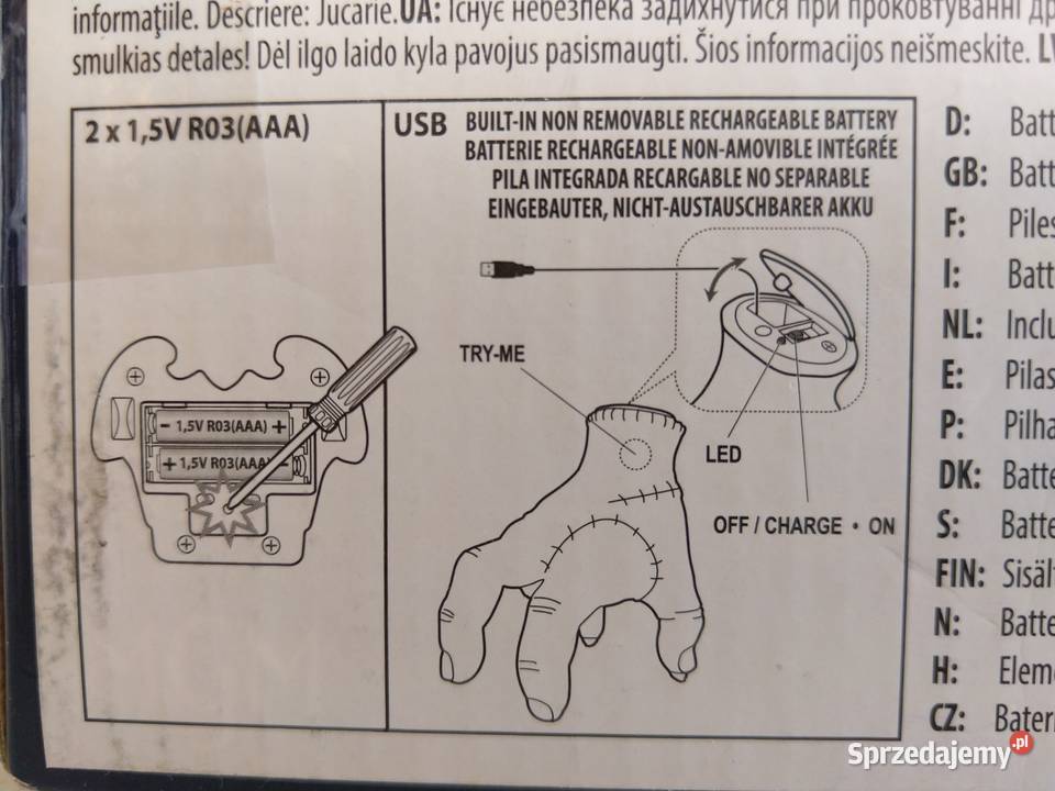 NAJTANIEJ Chodząca Ręką Sterowana Pilotem Rączka Zabrze sprzedam