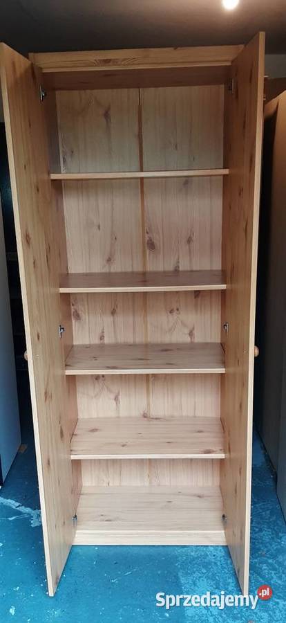 Szafa dwudrzwiowa z półkami 72cm Poznań