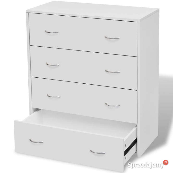 Komoda z 4 szufladami 60 x 305 x 71 biała mazowieckie Warszawa