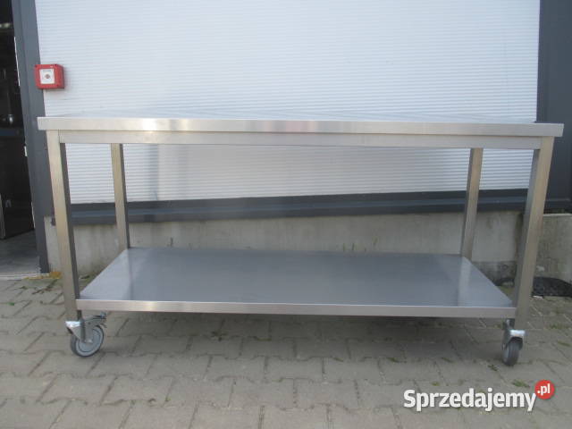 Gastronomiczny Stół Centralny Z Półką na kołach