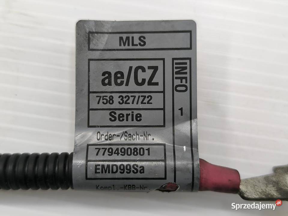 PRZEWÓD ŚWIEC ŻAROWYCH BMW E90 E91 20D 779490801