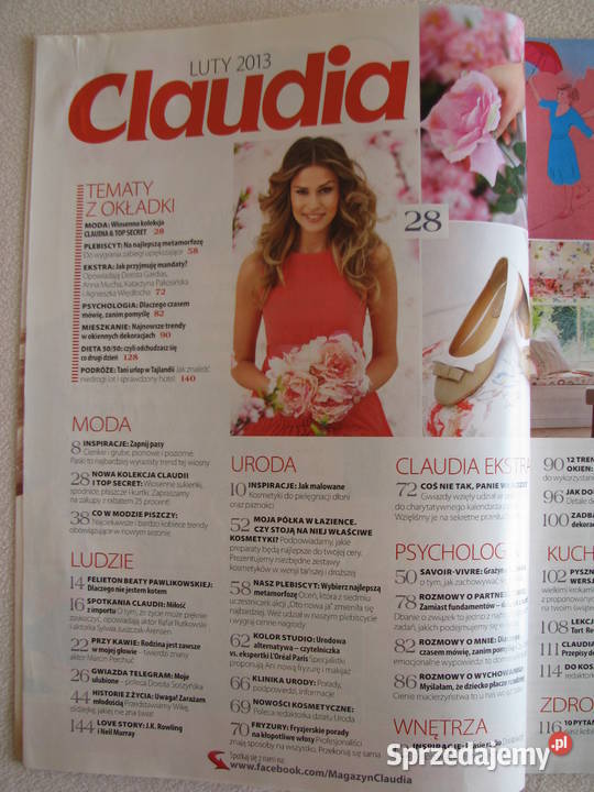 Magazyn Claudia miesięcznik z lat 1997 2013 sprzedam