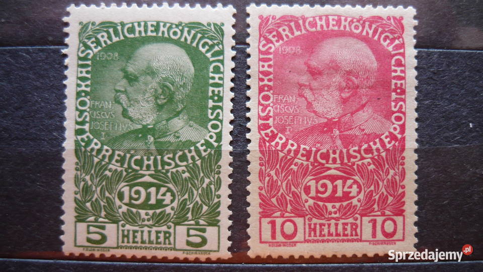 Znaczki Cesarz 5 10 Myszków