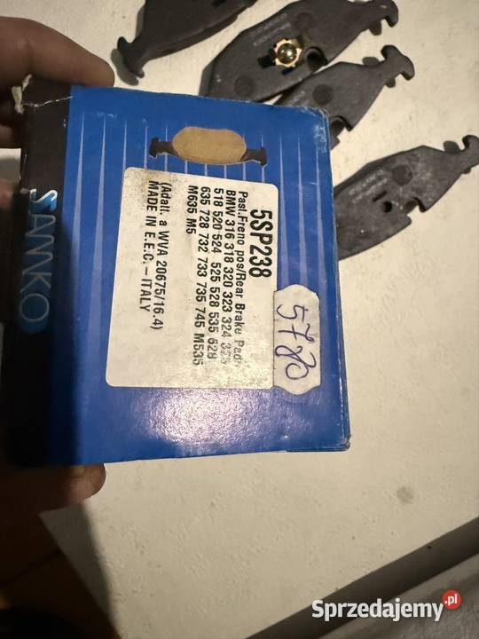 Klocki hamulcowe tył sanko BMW e30 e28 e23 e24 osobowe