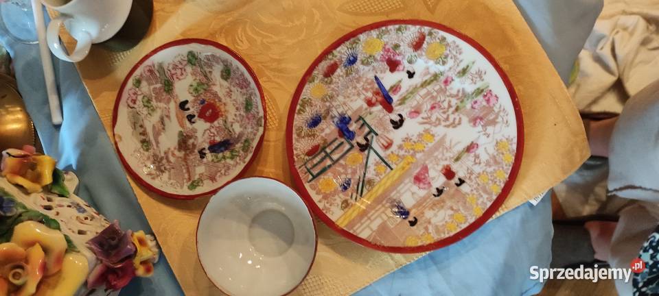 Zestaw śniadaniowy średniej wielkości porcelana Wrocław