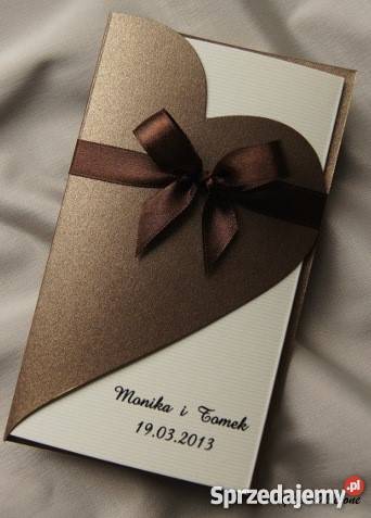 Zaproszenia ślubne Kraków sprzedam