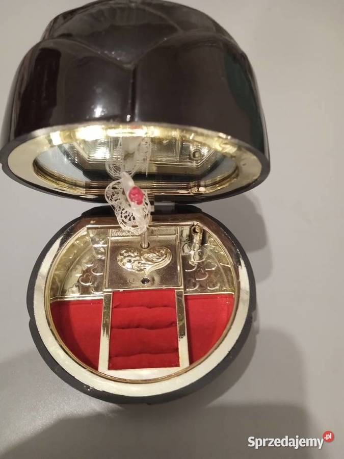 Szkatułka ozdobna na biżuterię vintage Tychy