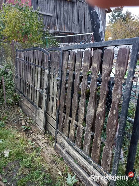 Brama wjazdowa z furtką Grzymiszew sprzedam