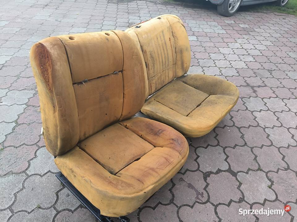 Fiat 125p stelaże fotel gąbki Fotele przednie
