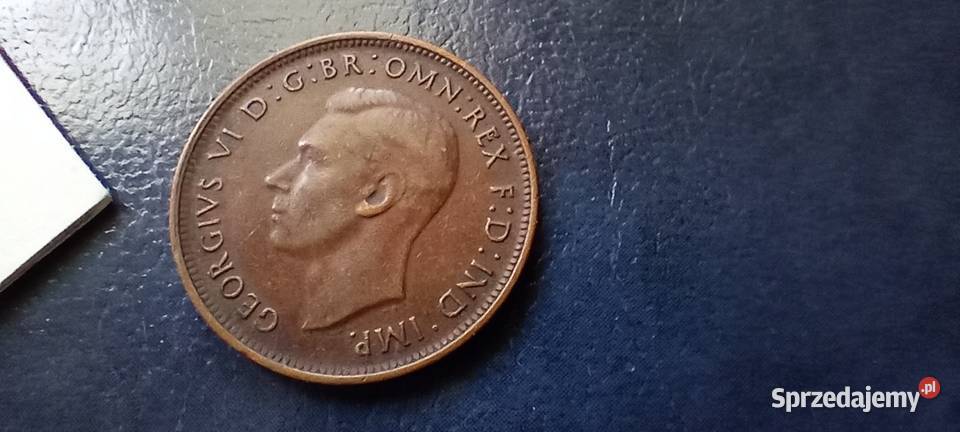 Stare monety 12 pens 1943 Australia Lesko