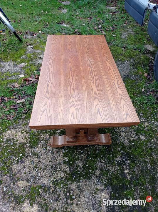 Ława dębowa wózek barowy dębowy