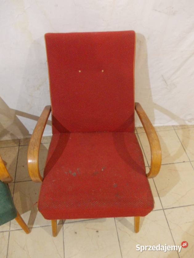 Stare fotel model 53 J Smidek Czechosłowacja TON Bielsko-Biała