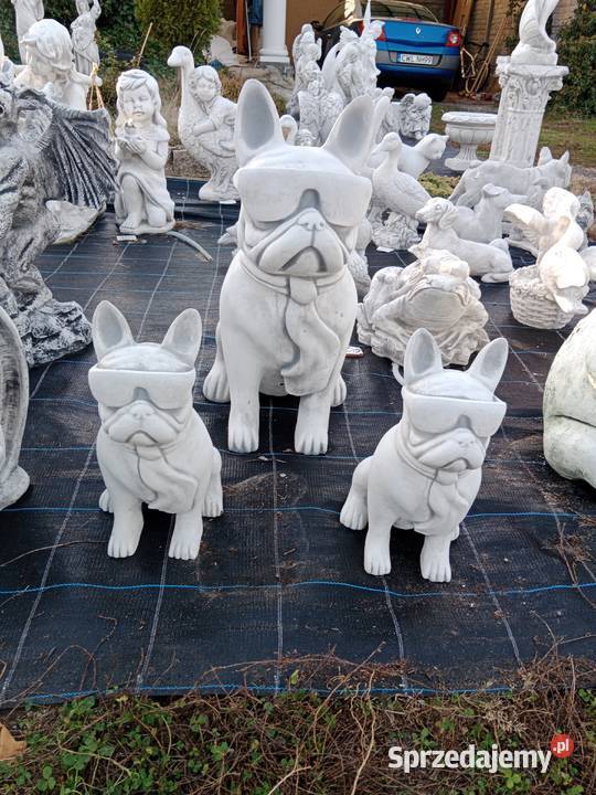 Figury betonowe Biały beton Piękne wykonanie Lubanie