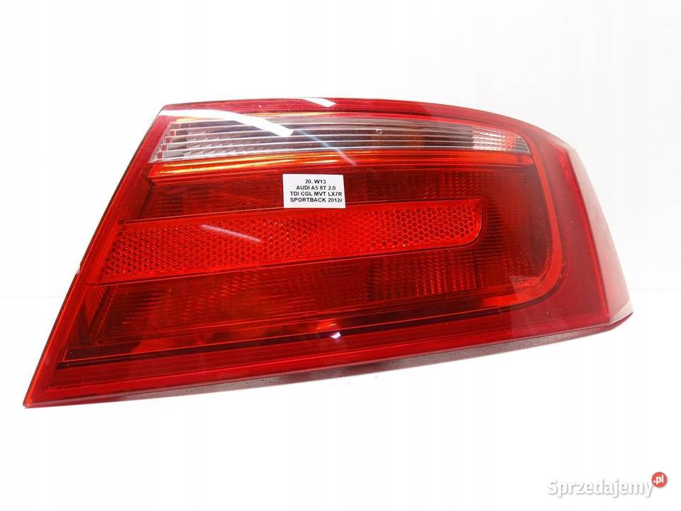 LAMPA PRAWA PRAWY TYŁ TYLNA AUDI A5 8T SPORTBACK osobowe
