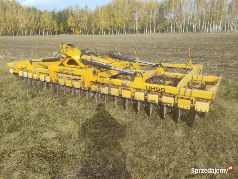 Brona talerzowa staltech skladana 5m wały gumowe nieuszkodzony Rolnictwo Wierzchlesie