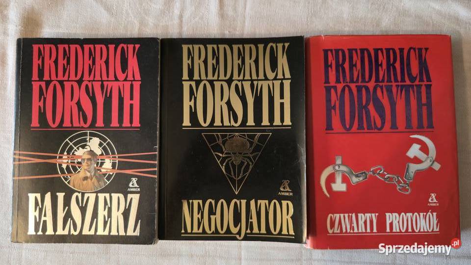 Frederick Forsyth 3 książki Gliwice sprzedam