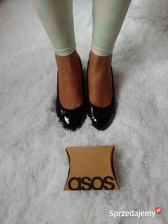 38 ASOS Design Czarne czółenka wieczorowe z Kraków