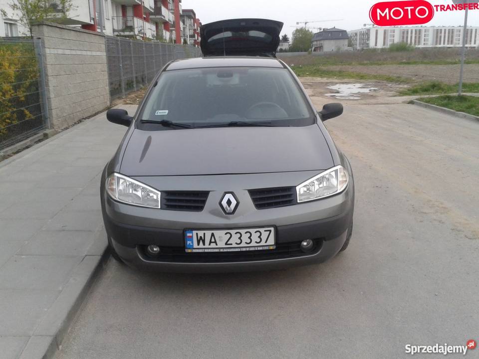 Renault Megane 14 20042005 PRYWATNA nieuszkodzony Warszawa