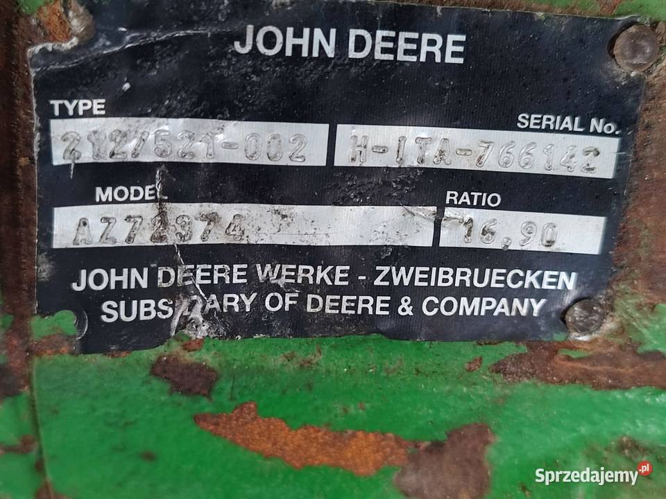 Most napędowy AZ72374 John Deere 3420 Przód Wilkowo sprzedam