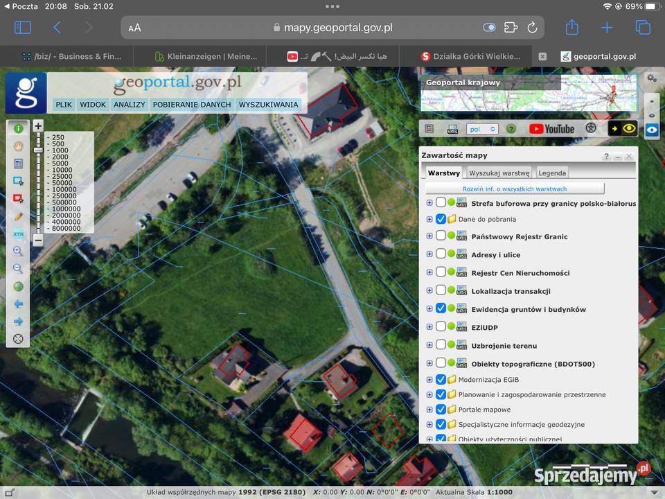 Dzialka telefon śląskie Górki Wielkie