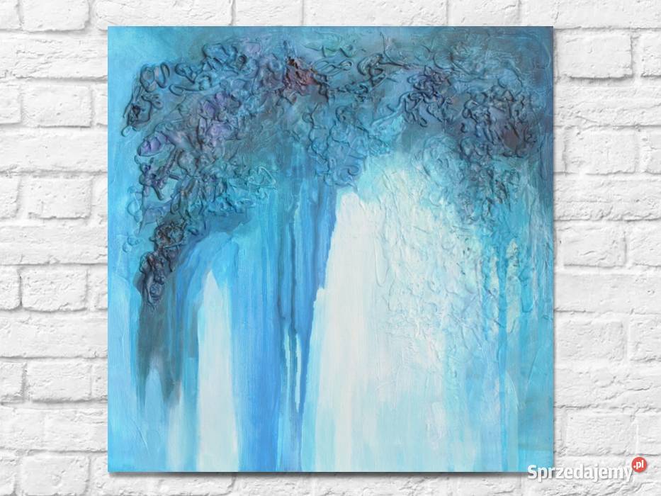 Obraz Ice cave 50x50 farby akrylowe na płótnie Szczecin sprzedam