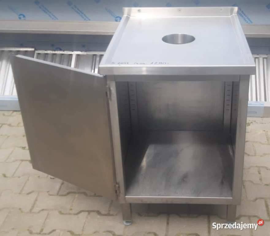 Stół z Dziurą Na Odpady Szafką 607085 S 1042O Ostrów Wielkopolski