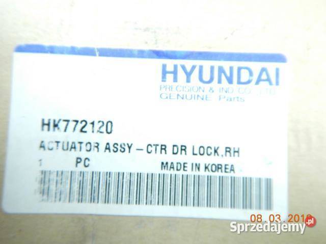 ZAMEK DRZWI PRAWY TYŁ HYUNDAI GALLOPER 9703 lubelskie
