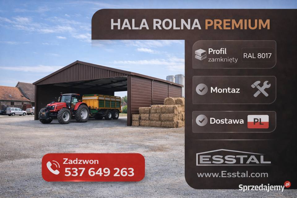 Garaż Blaszany OTWARTA Hala Rolnicza Wiata lubelskie Łęczna