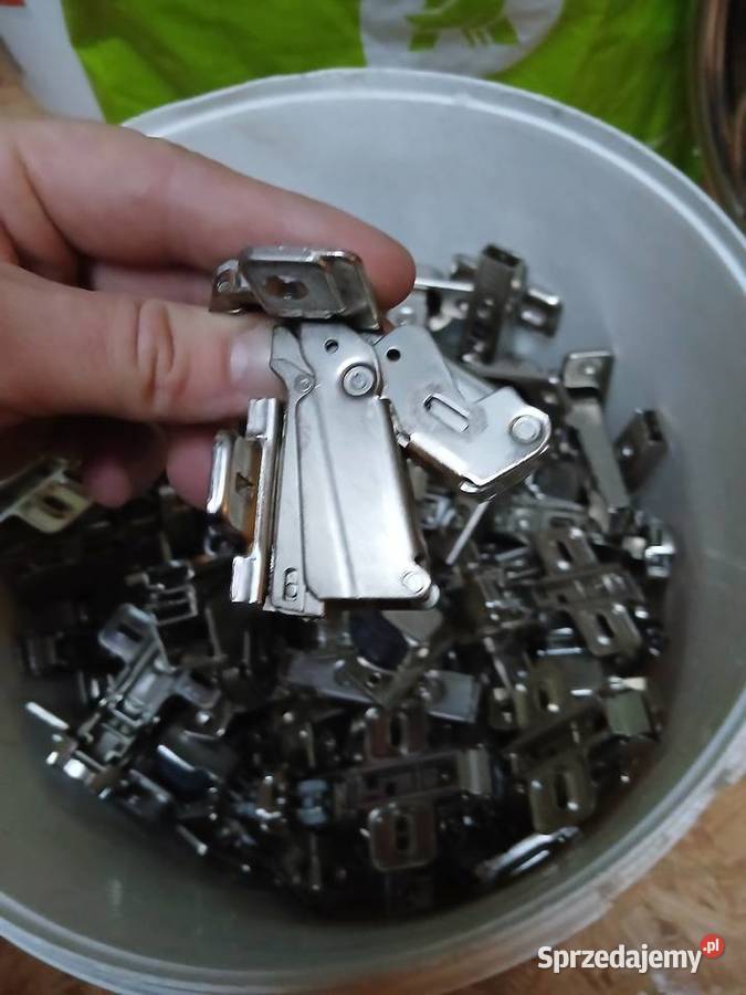 Zawiasy do mebli kompletne regulowane ok 50 70 Radzymin sprzedam