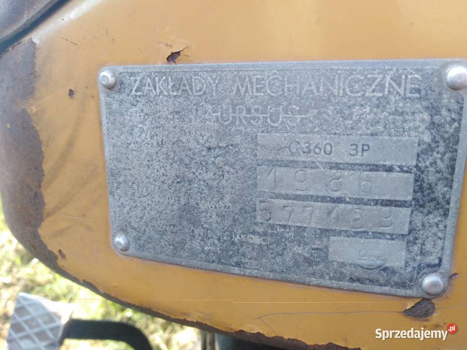 Sprzedam ciągnik rolniczy Ursus C360 r 1986 Włoszakowice