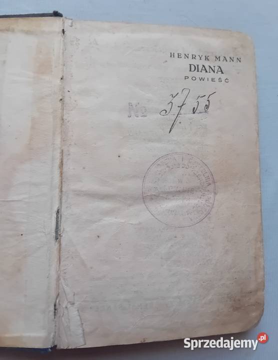 Henryk Mann Diana IW Renaissance Pieczątka Koźminek