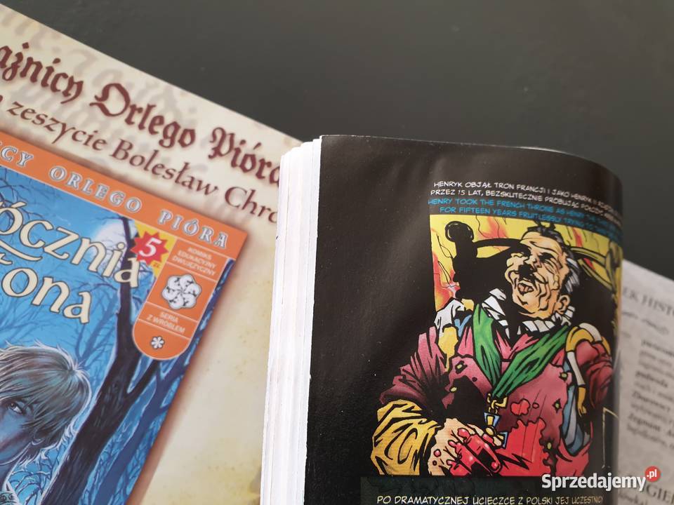 Strażnicy Orlego Pióra zestaw 3 komiksów historyczne i wojenne Gdynia