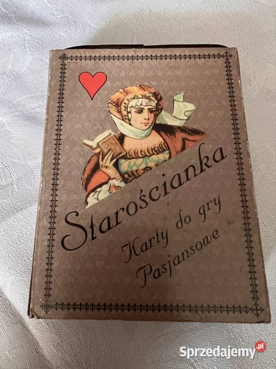 Karty pasjansowe 2 talie Starościanka Krakowskie Bytom