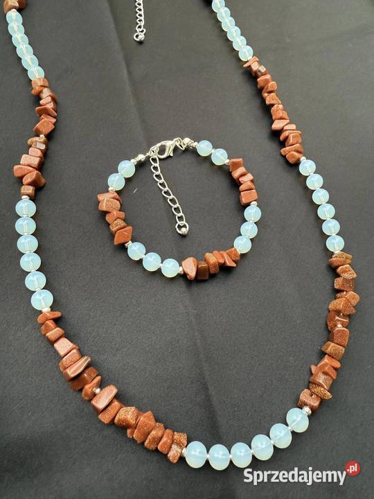 Naszyjnik i bransoletka Świt pustynią 67 sprzedam