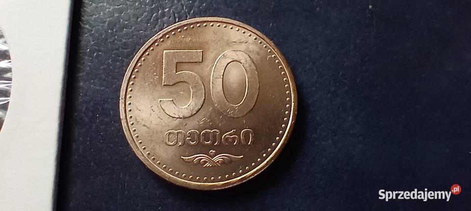 Stare monety 50 tetri 2006 Gruzja Lesko