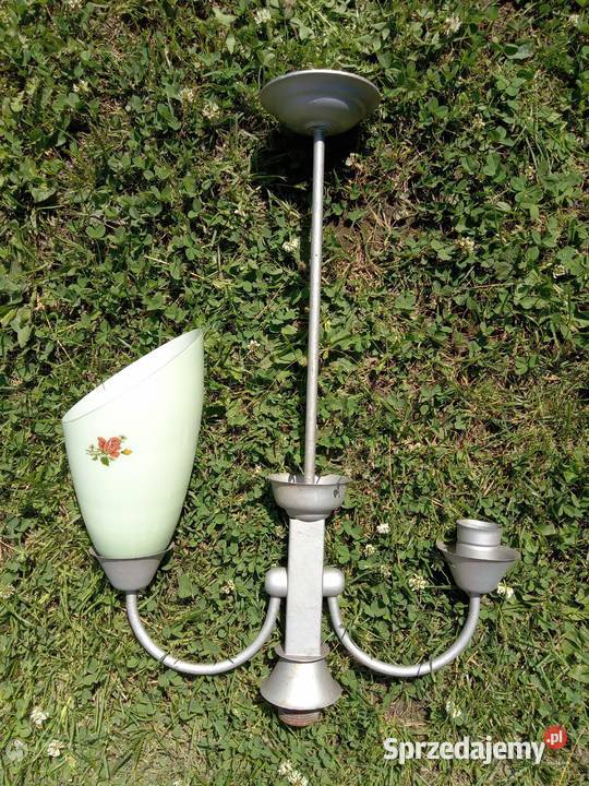 Sprzedam sprawny żyrandol z 1 kloszem Pozostałe małopolskie