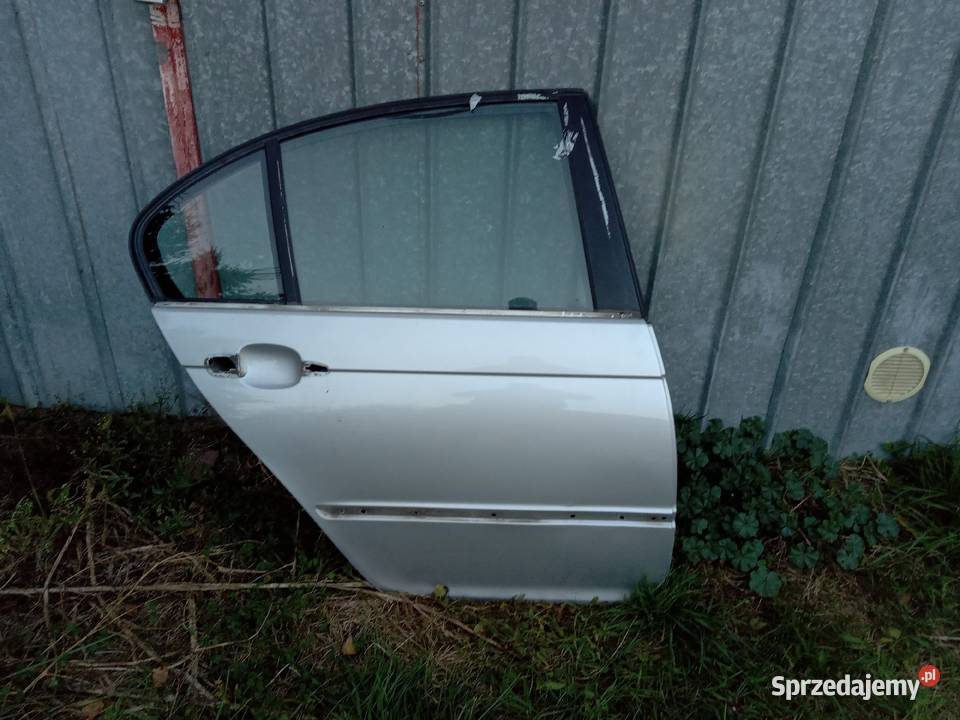BMW E46 Drzwi Prawy Tył Tylne Titansilber 3547 Karoseria Warszawa