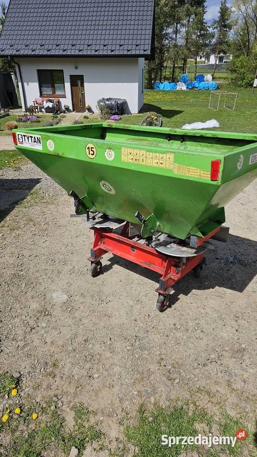 Rozsiewacz nawozu Strumyk 600L hydraulicznie nieuszkodzony Gdów