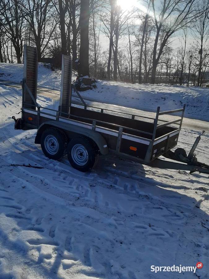 Przyczepka laweta samochodowa na minikoparkę Dmc Olesno