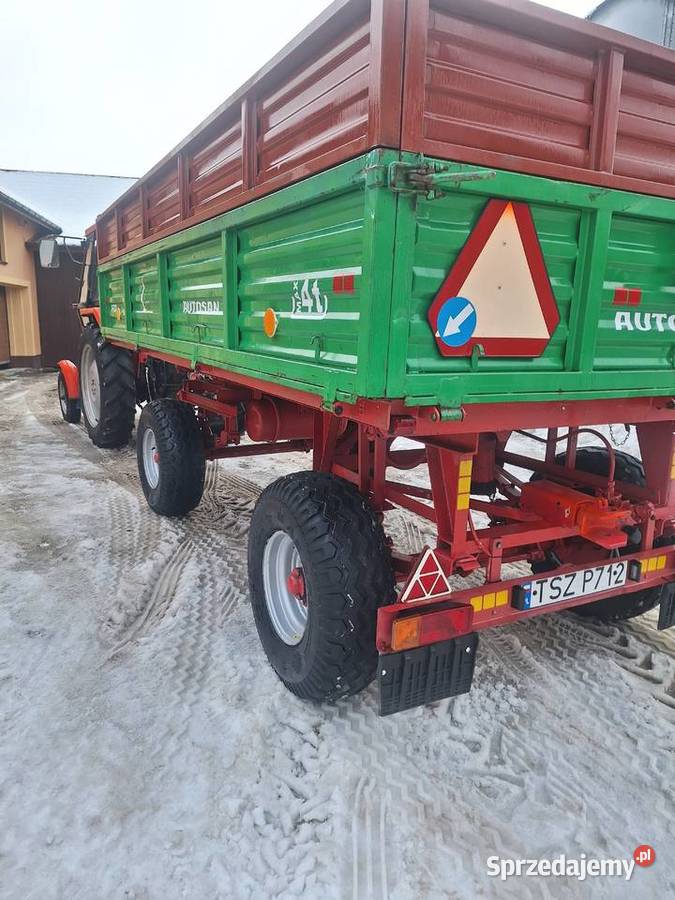 Przyczepa D 732 wywrotka zarejestrowana Ruszcza