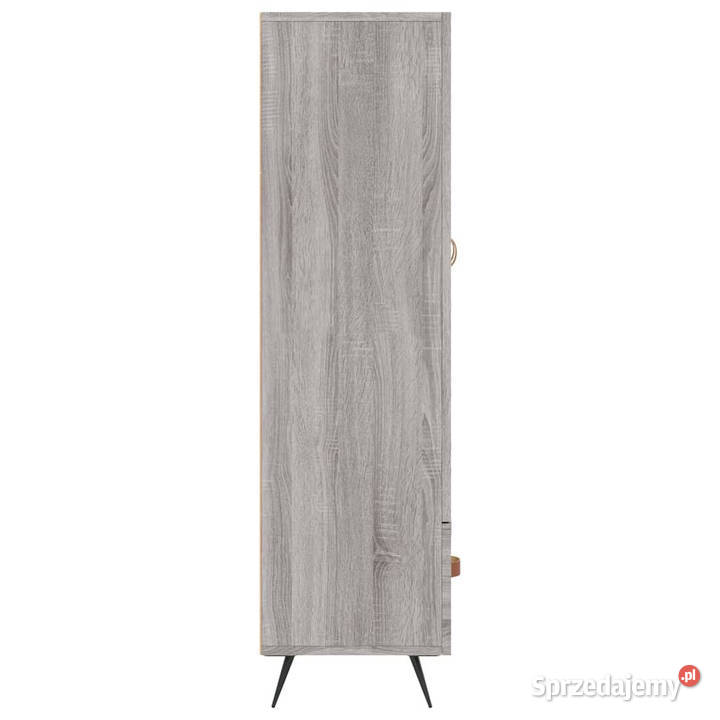 Wysoka szafka szary dąb sonoma 695x31x115