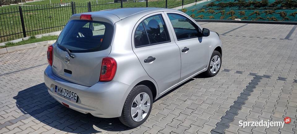 NISSAN MICRA 2017 PIERWSZY WŁAŚCICIEL SALON lakier metallic Rzeszów