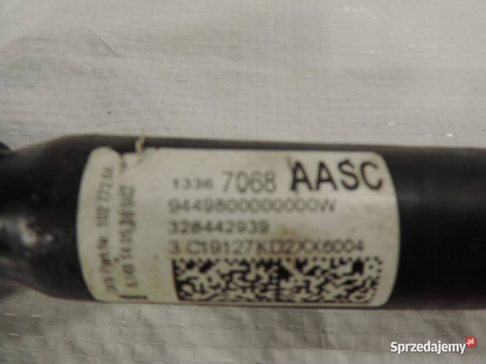 PÓŁOŚ PRAWA OPEL ASTRA K V 16 CDTI 13367068