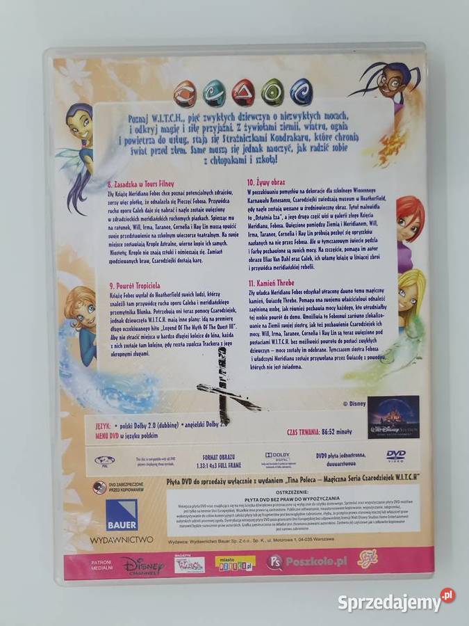 Bajki DVD Magiczna Seria CZARODZIEJEK WITCH Kędzierzyn-Koźle
