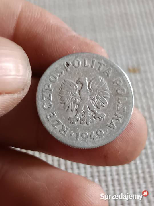 Sprzedam 50 groszy 1949 mała skrętka Chełm