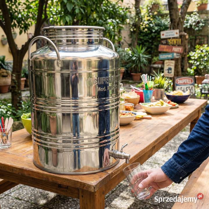 Beczułka beczka stal kwasówka inox bańka 25L z Siemianowice Śląskie sprzedam