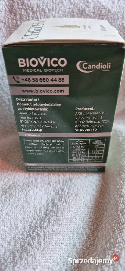 BIOVICO CEBEDEfix 40 tabletek psów i kotów śląskie Bielsko-Biała
